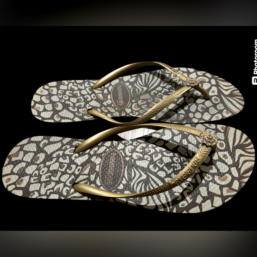 havaianas rhinestone sandals